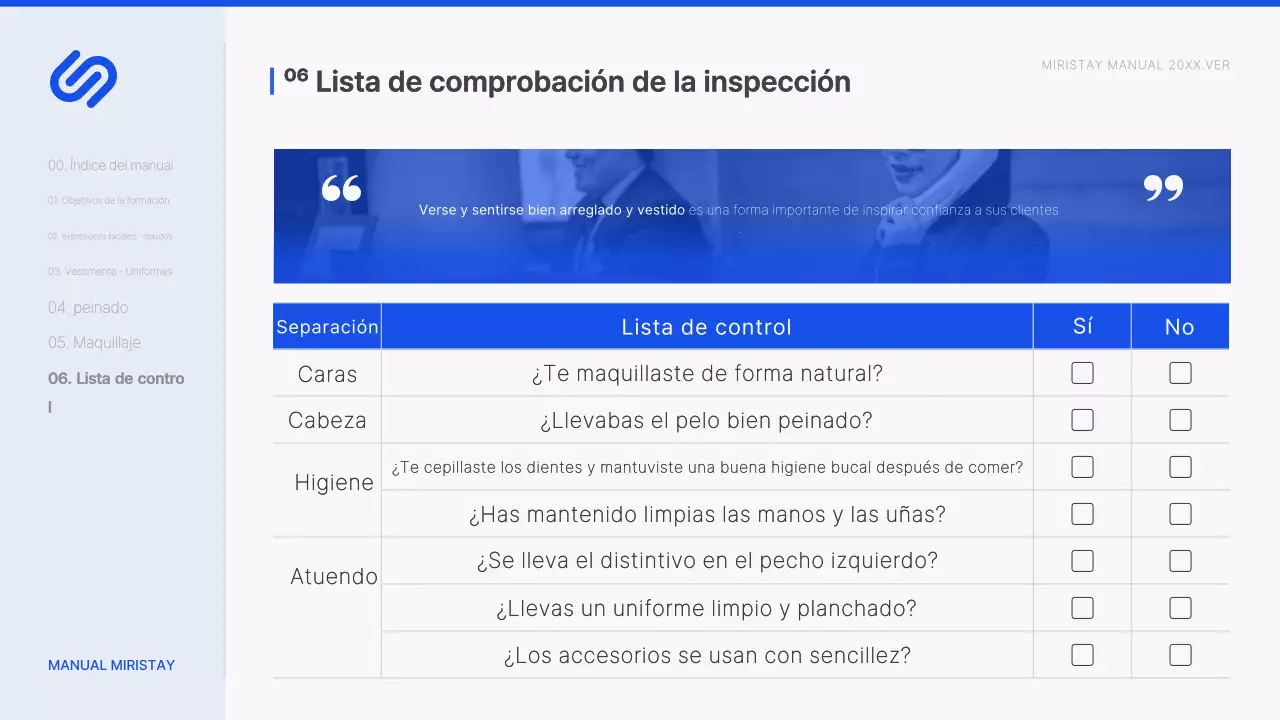 Documentación orientativa sobre la política Blue Clean