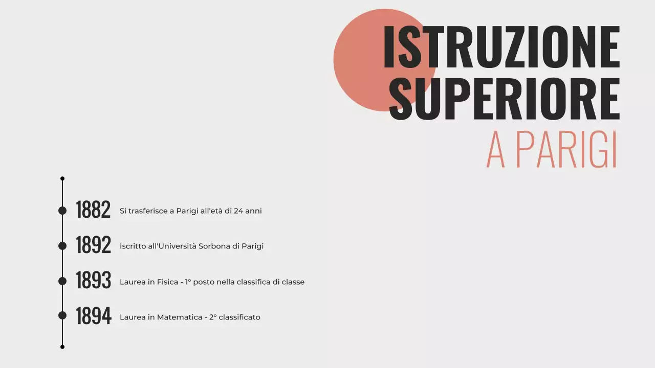 Esplorare la vita di Marie Curie Presentazione minimalista