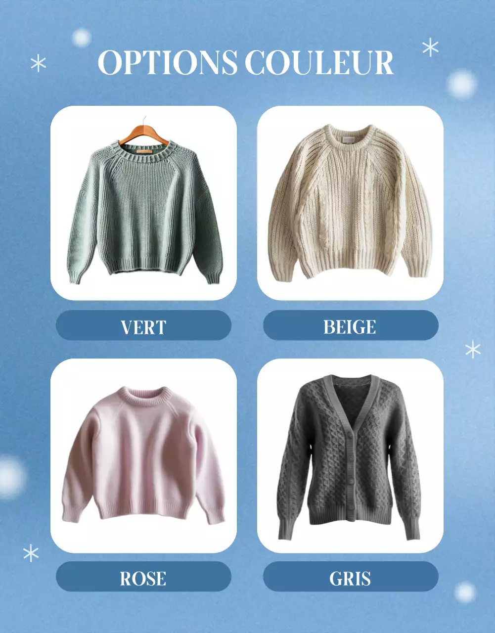 Événement de mode moderne bleu clair