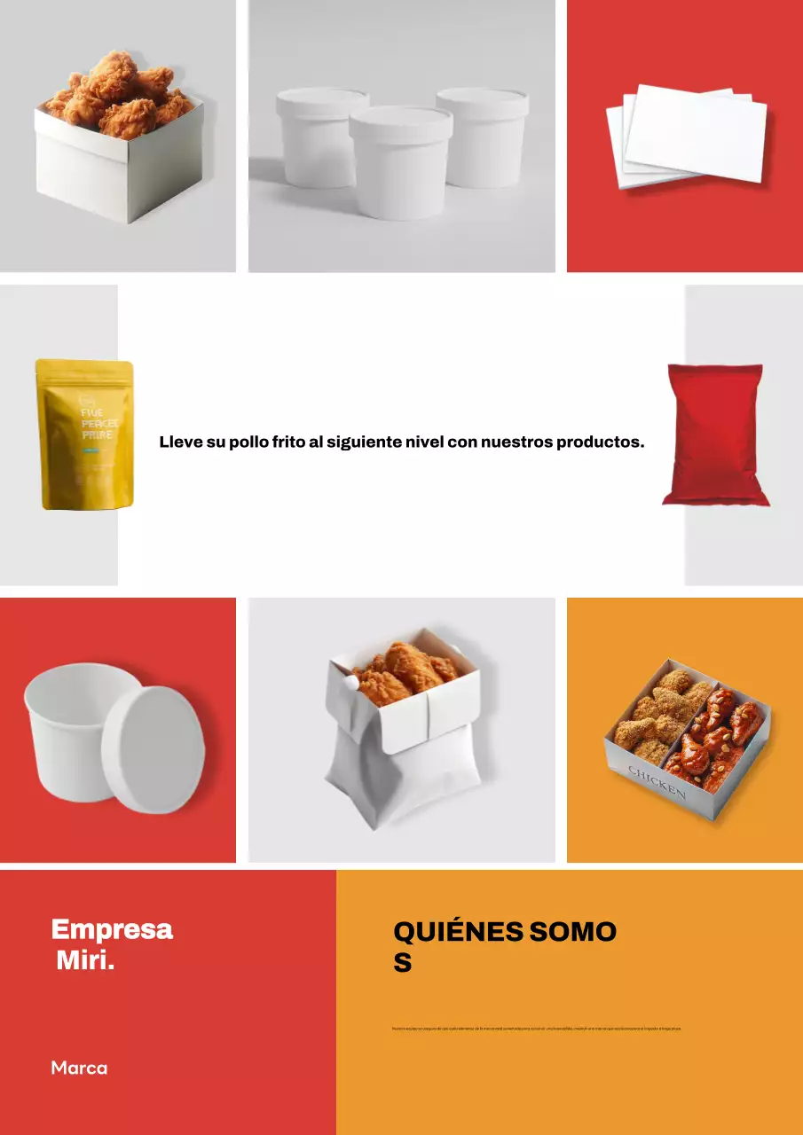 Red Modern Food Promotion