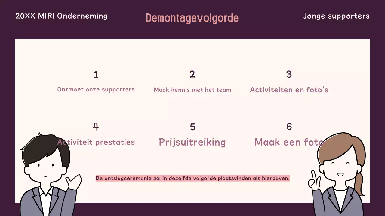 Rekrutering van jongeren in roze