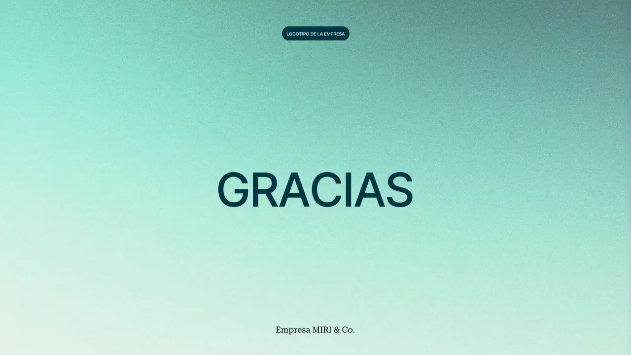 gradiente verde moderno Propuesta de proyecto