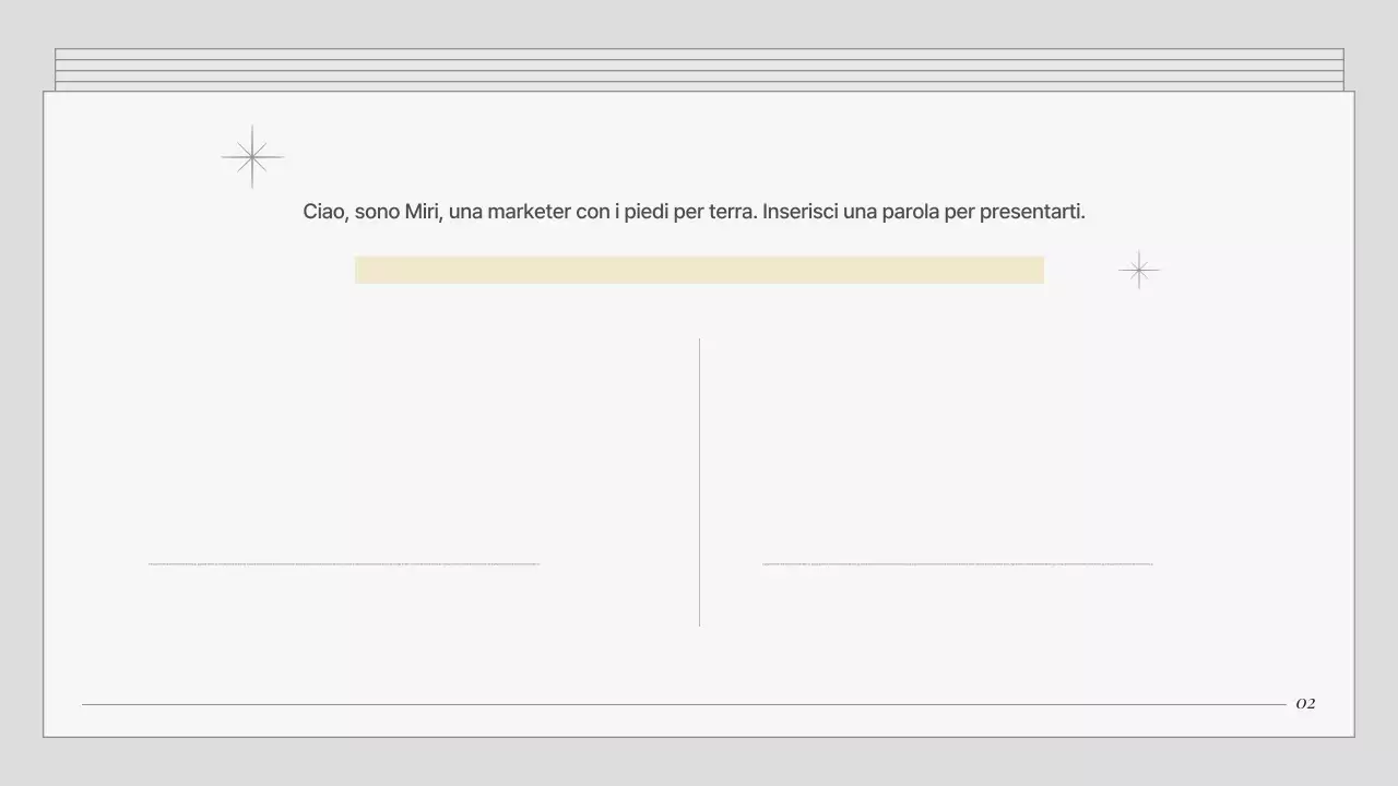 Un portafoglio di marketing grigio e semplice