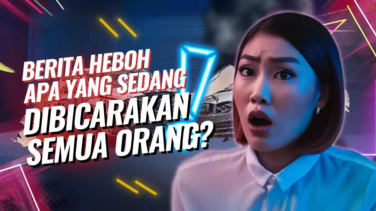 Blue Trendy News Announcement YouTube Thumbnail