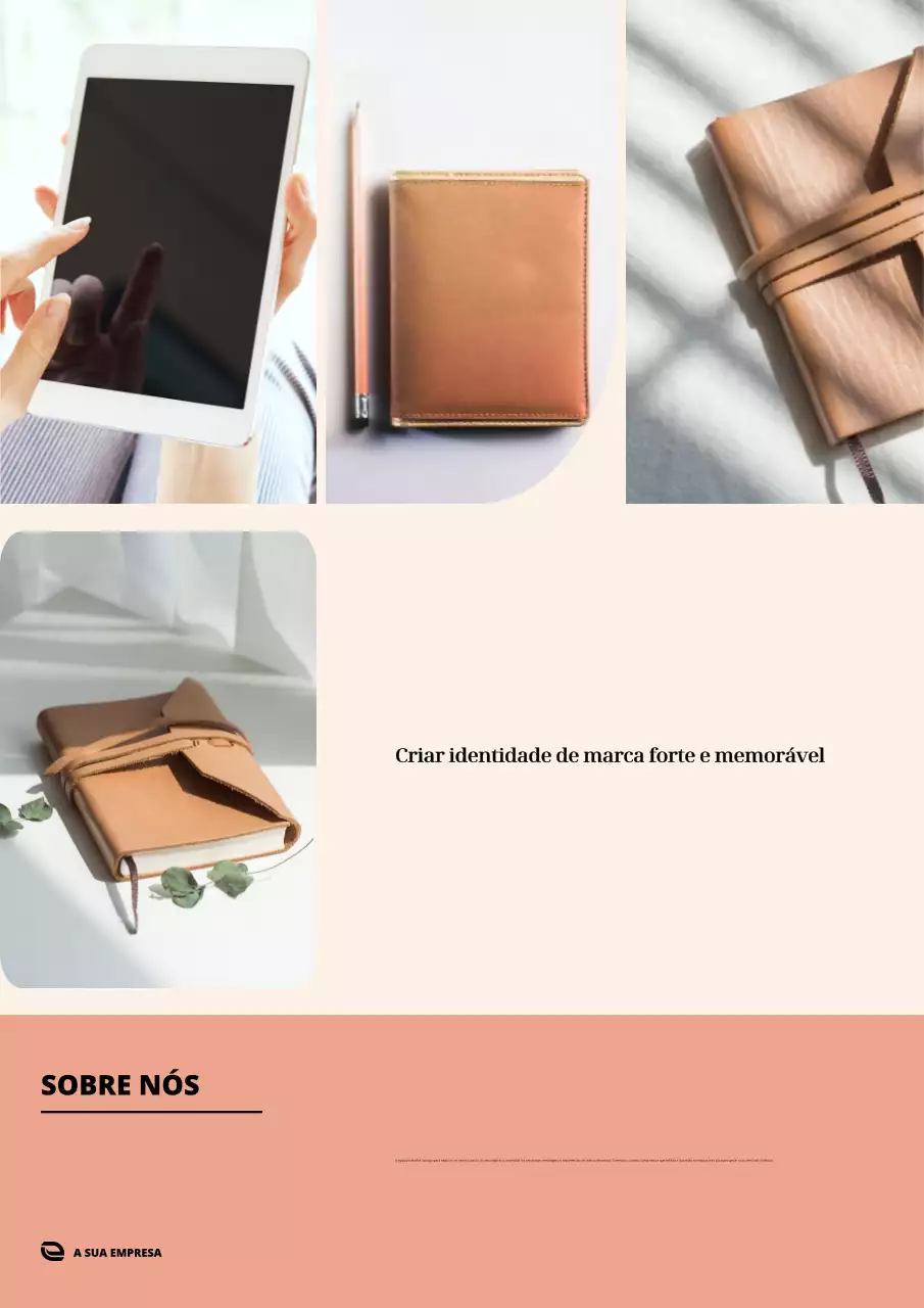 Promoção da marca moderna Bege