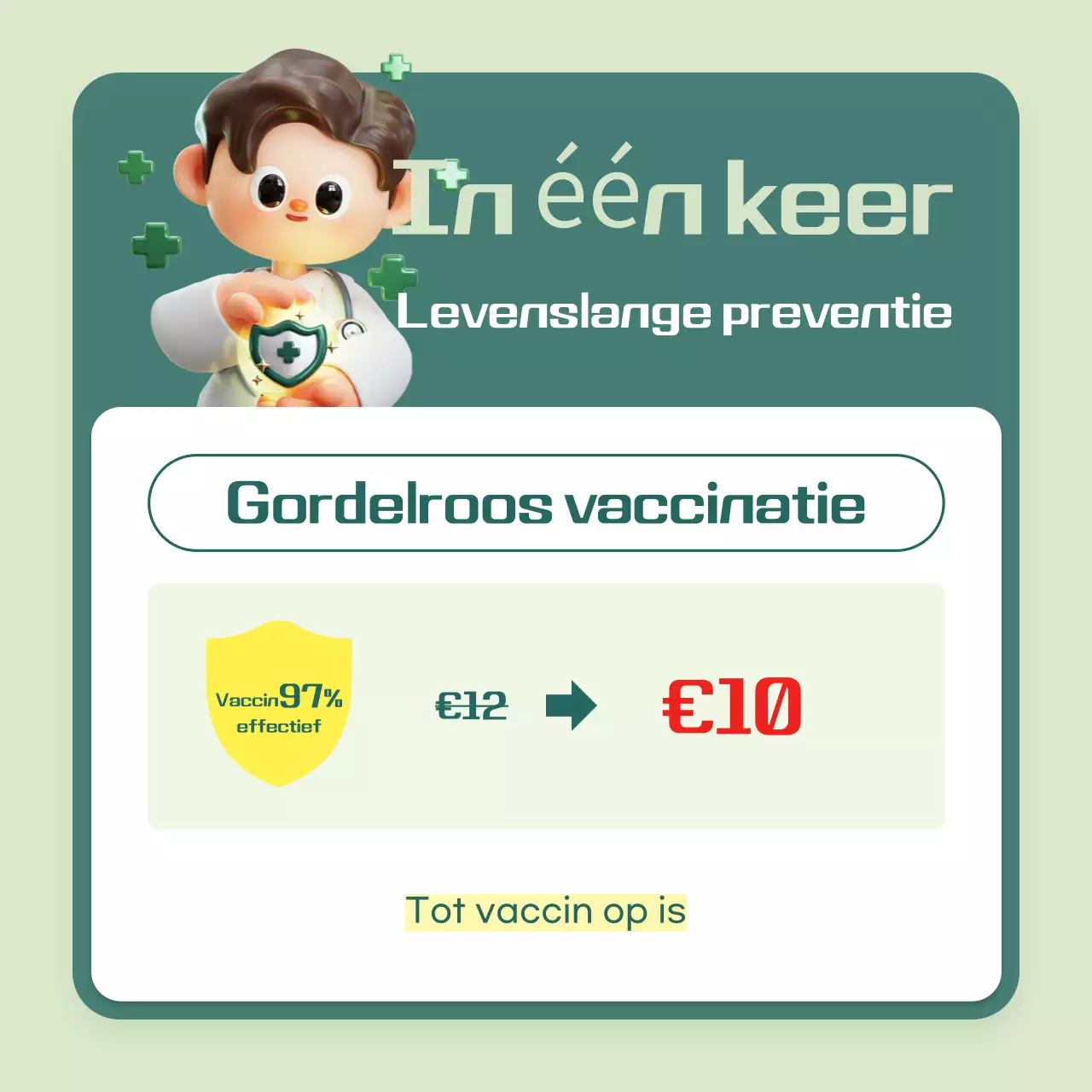 Vaccinaties met muntmarkering