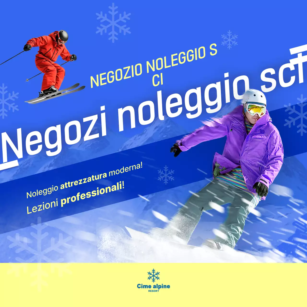 Striscione blu per articoli sportivi