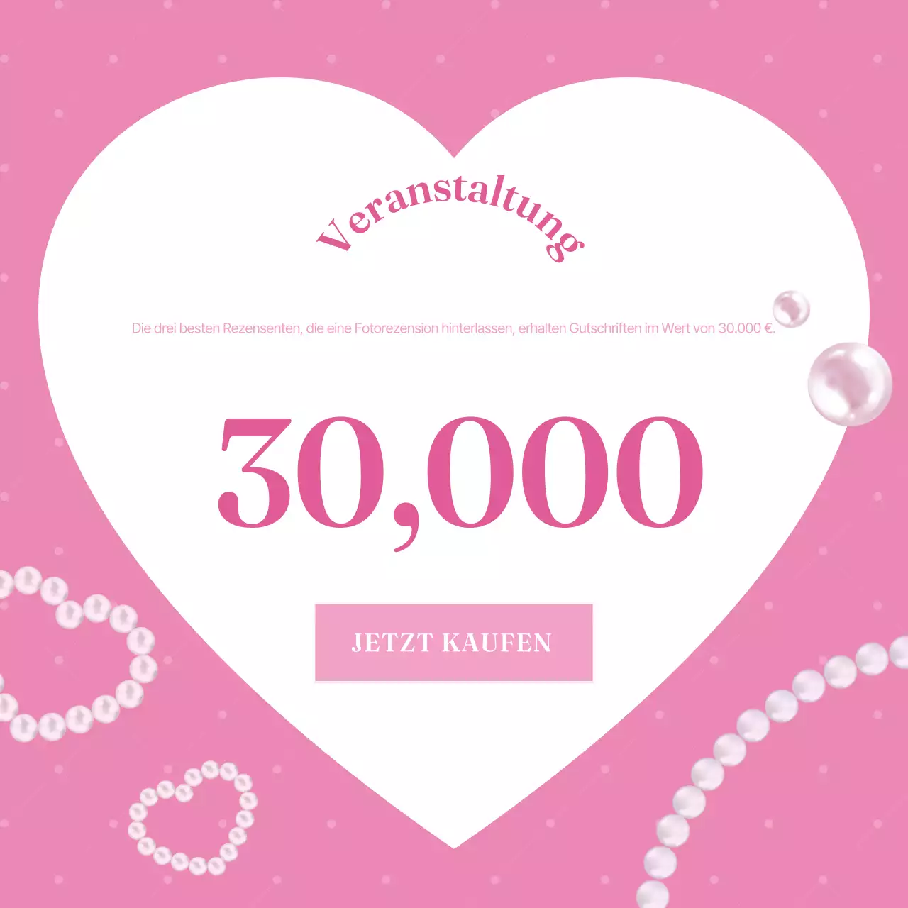 Eine rosa und bezaubernde Markenwerbung