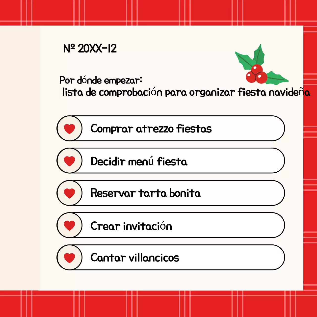 Planificación de la fiesta Red Neat