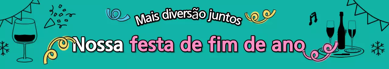 Promover uma festa de Natal verde e cor-de-rosa