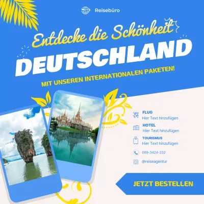 blue modern travel promotion