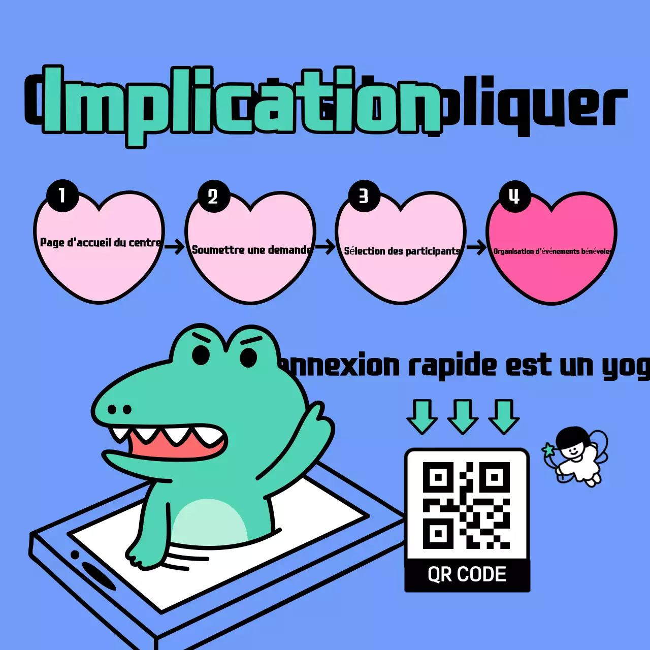 Possibilités de bénévolat pour les vacances roses