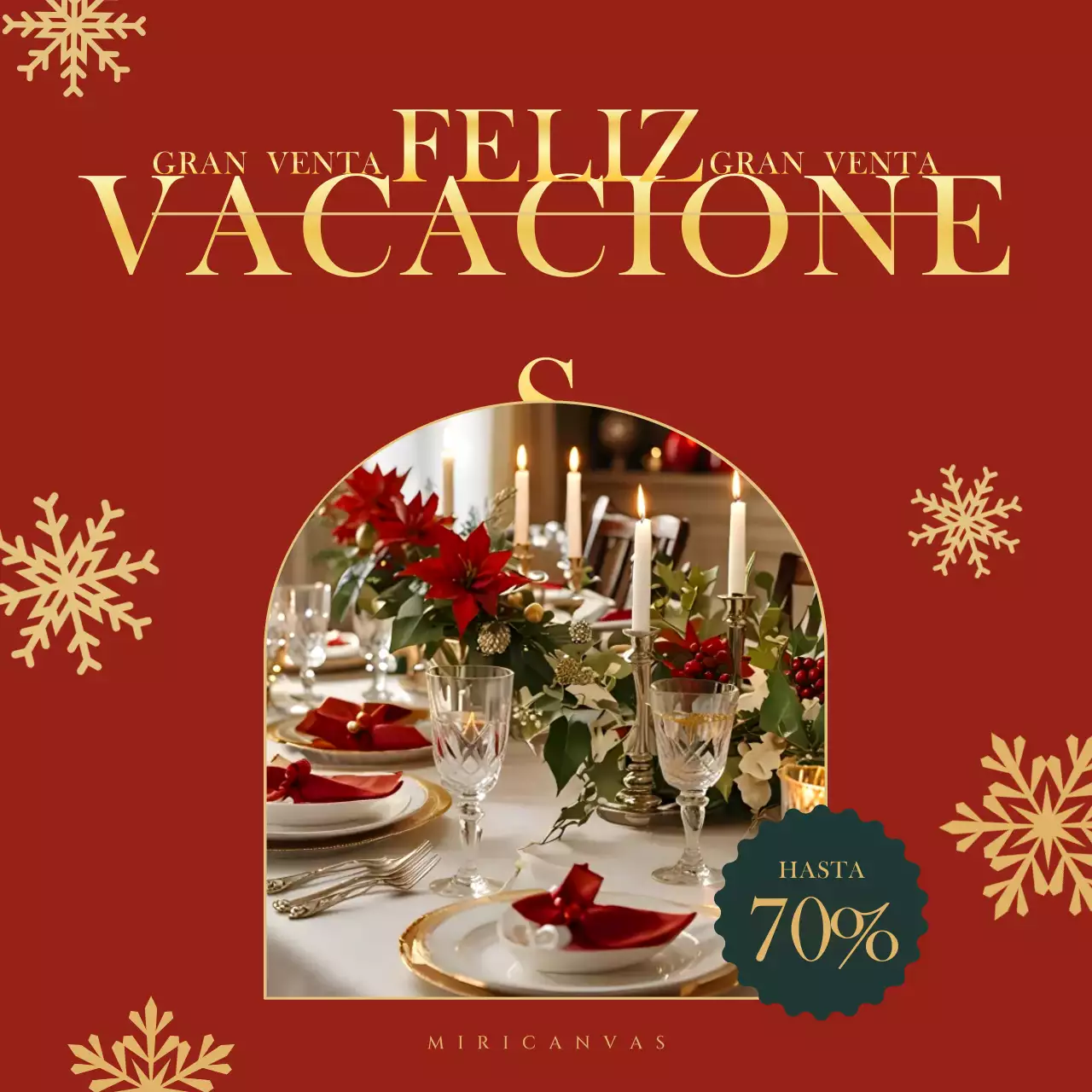 El clásico anuncio navideño en las redes sociales