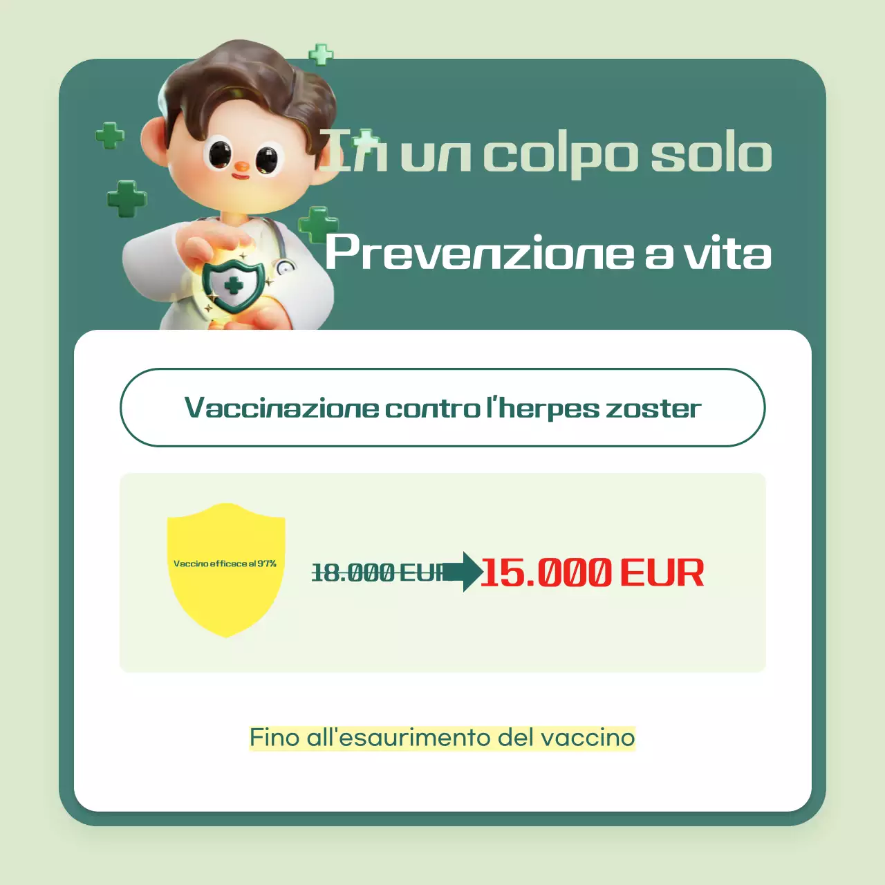 Vaccinazioni evidenziate dalla menta