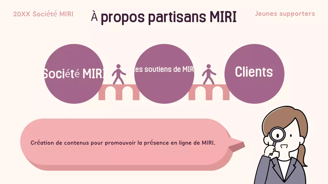 Recrutement de jeunes en rose