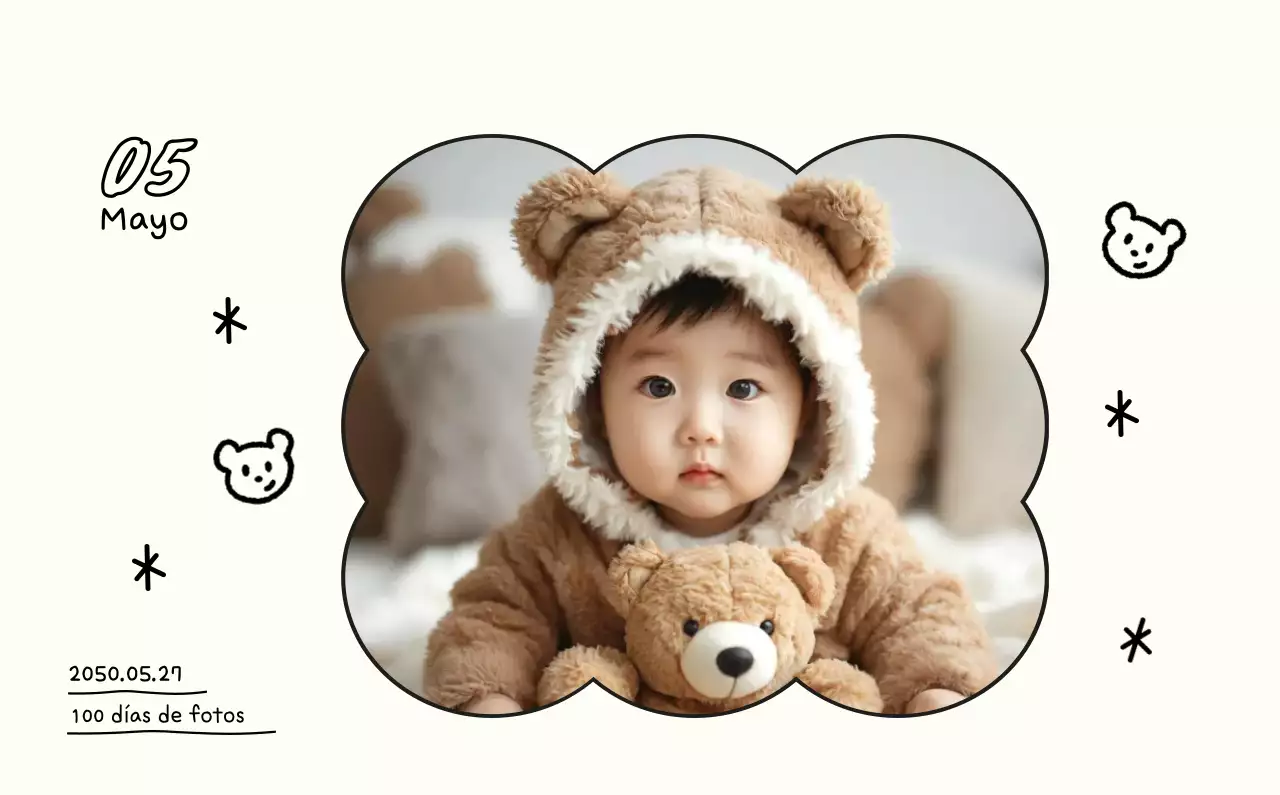 Bonito calendario con dibujos