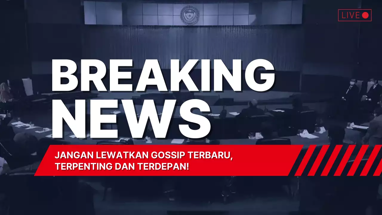 Red Modern News Announcement YouTube Thumbnail