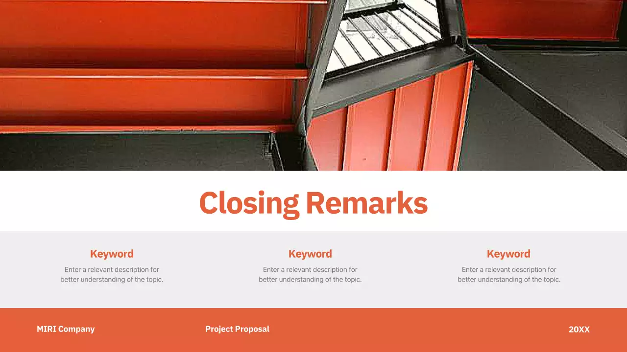 Presentasi Proyek Profesional Orange