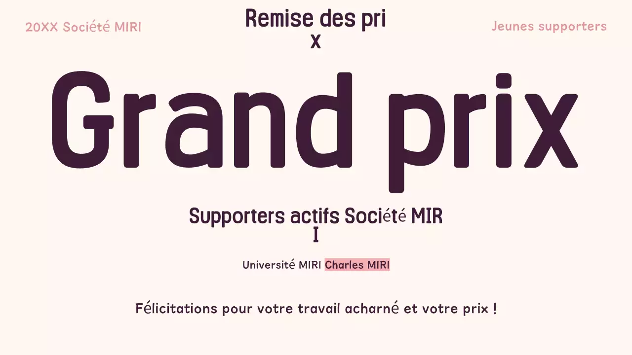 Recrutement de jeunes en rose