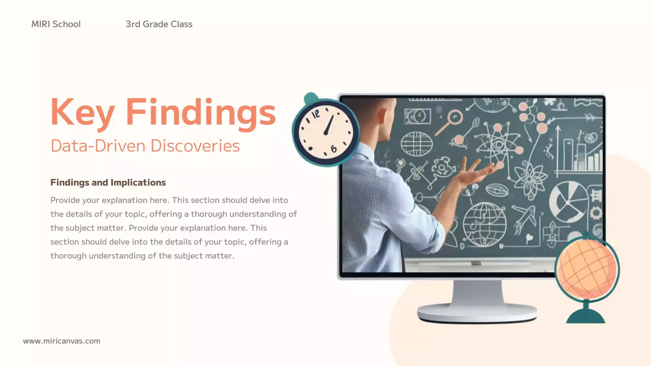 Orange Simple School Presentation