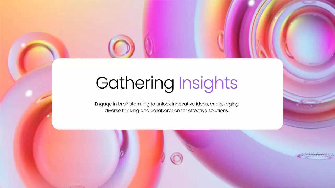 Bài thuyết trình hướng dẫn động não hiện đại màu tím