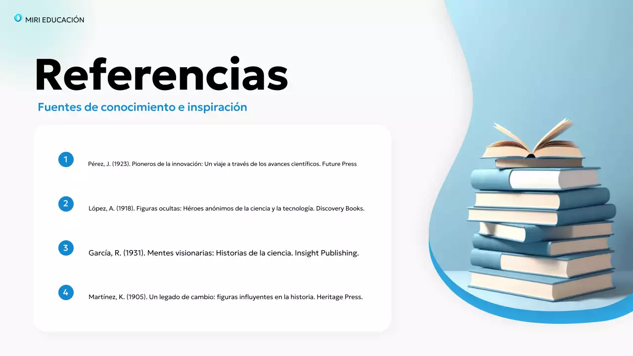 azul educación moderna biografía conferencia