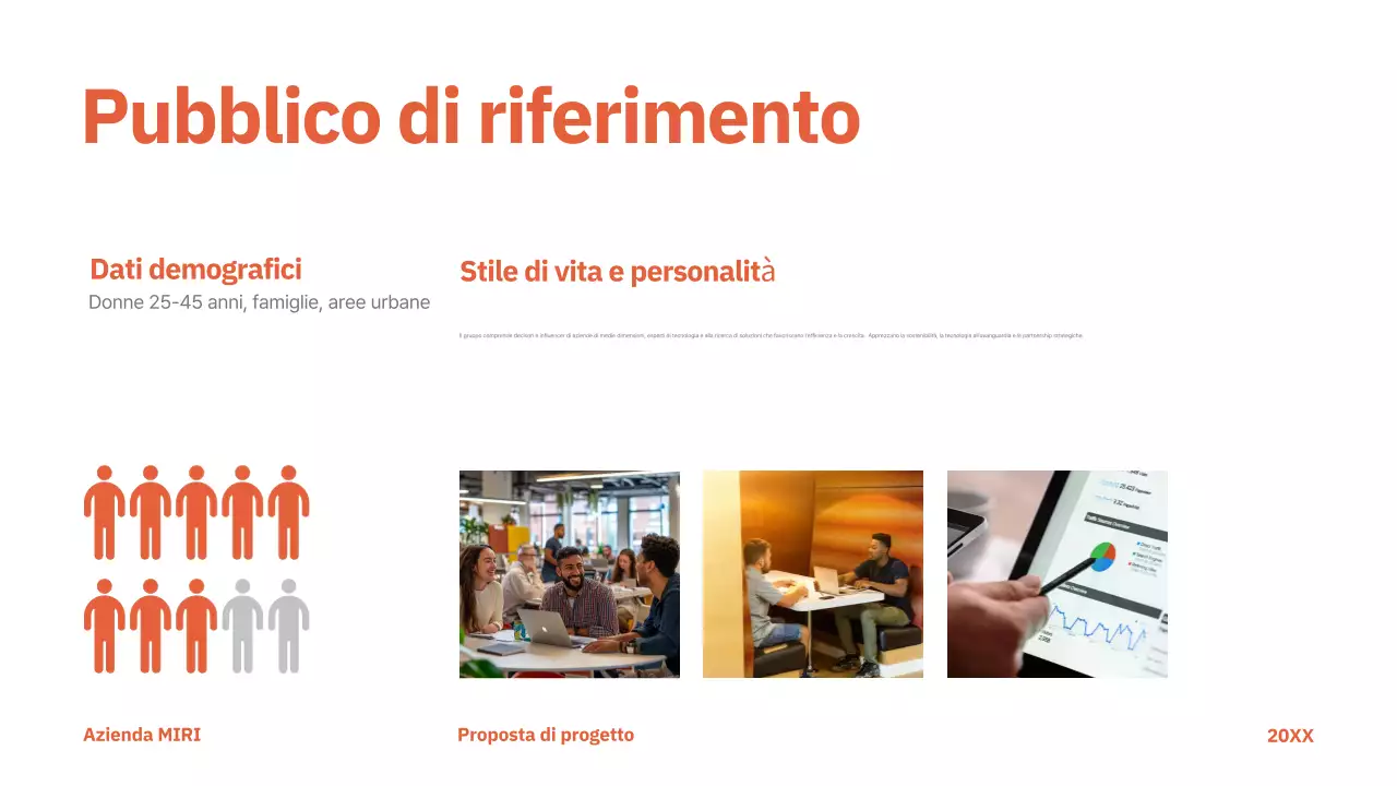 rosso proposta di progetto moderno business