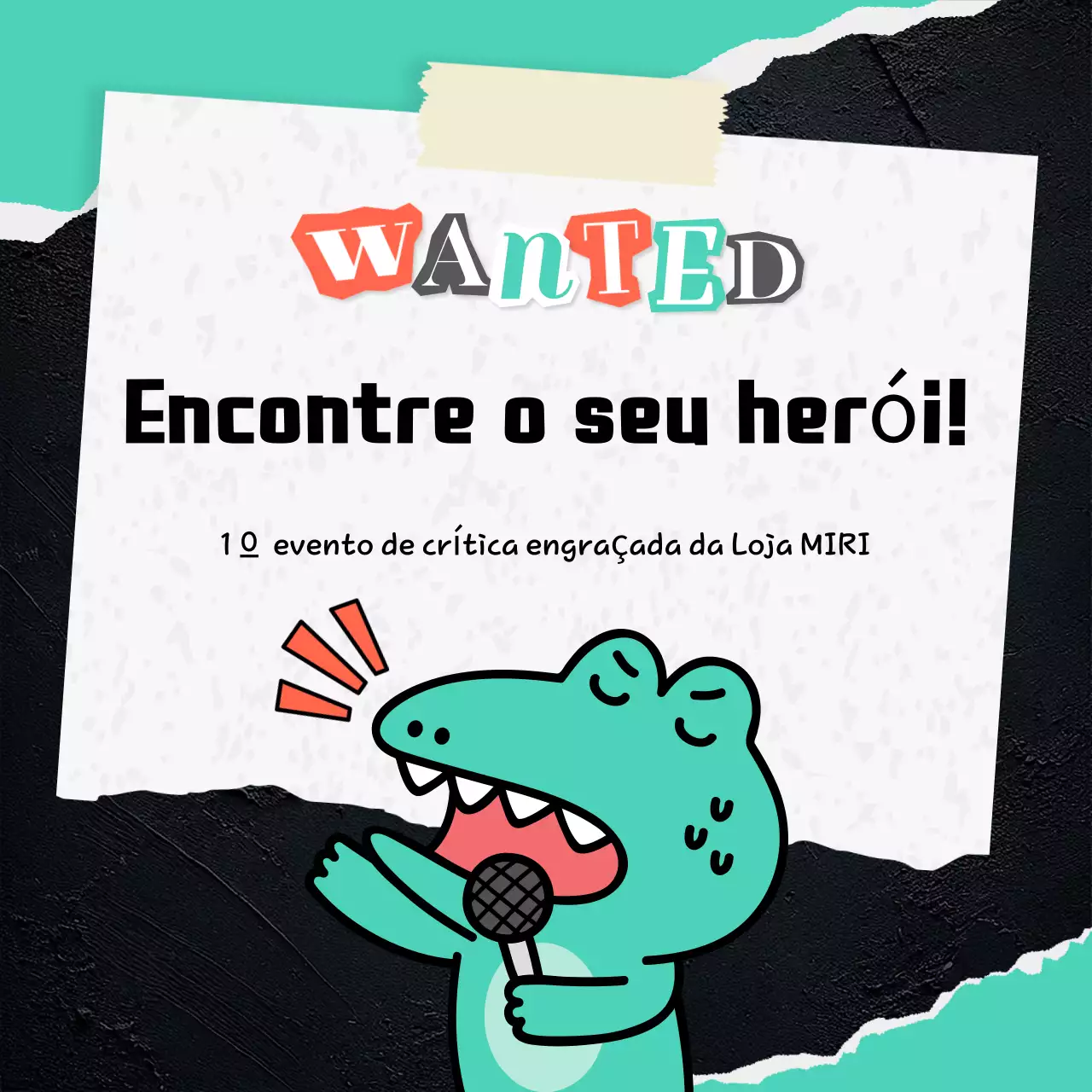 Anúncio do evento Mint Gag