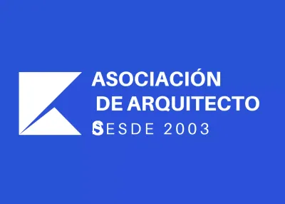 Logotipo moderno en azul