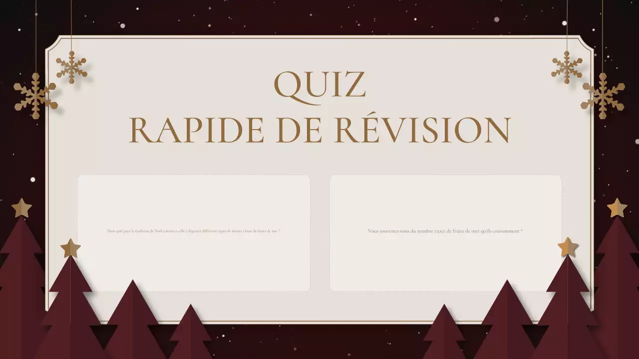 présentation traditionnelle verte pour les fêtes de fin d'année