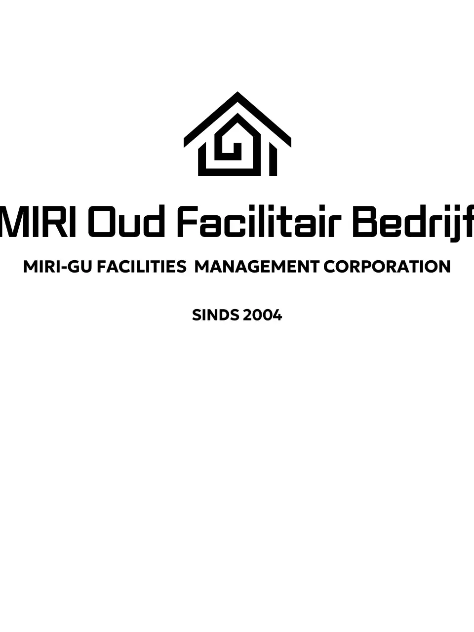 Promoot je organisatie met een eenvoudig logo in de vorm van een huis