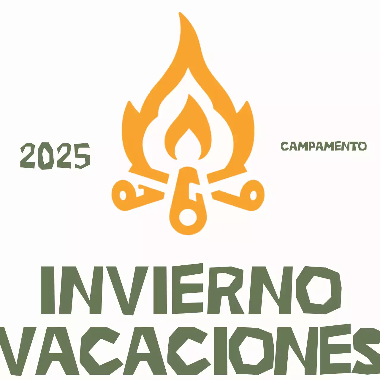 Campamento de invierno Vintage