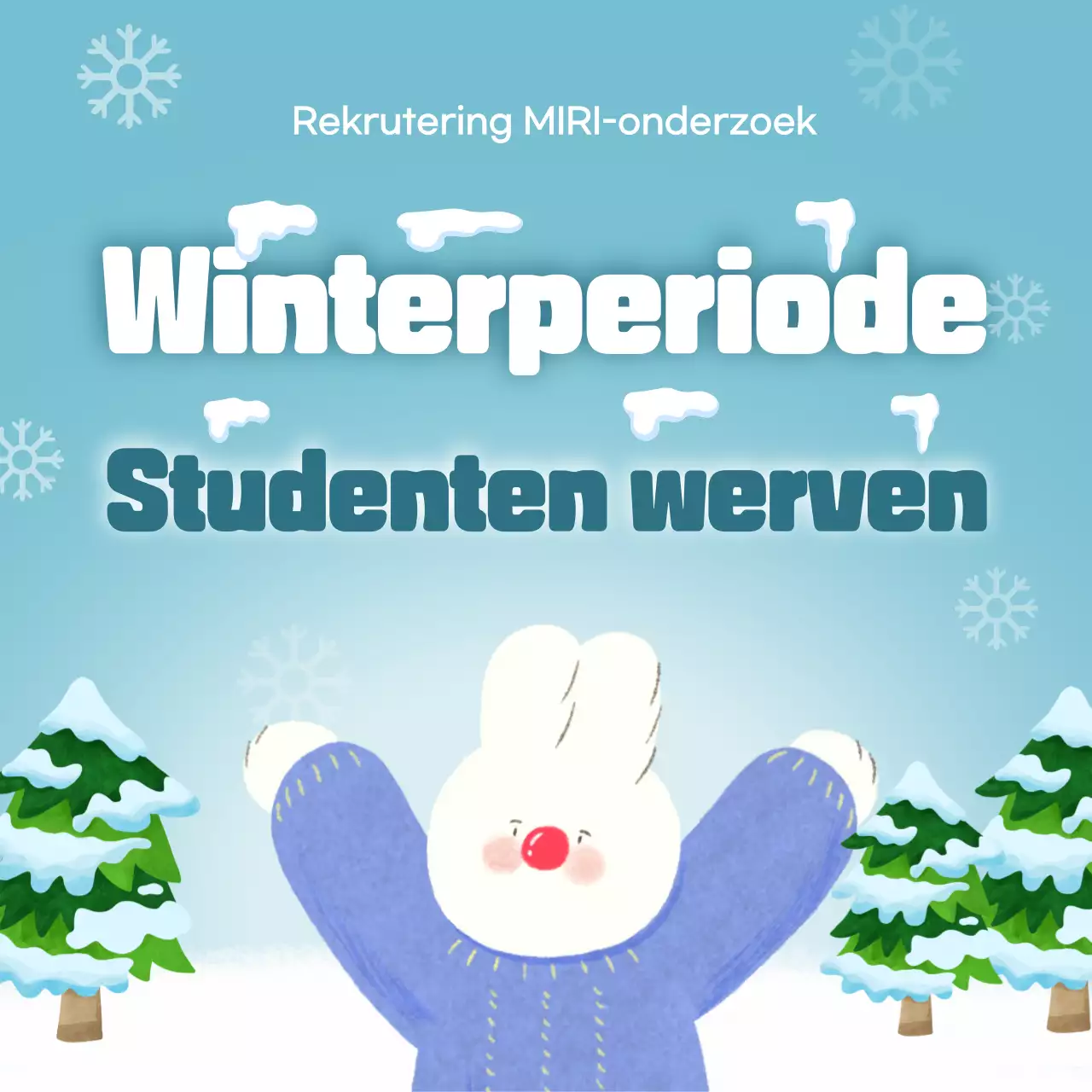 Lichtblauwe gezellige trainee werving