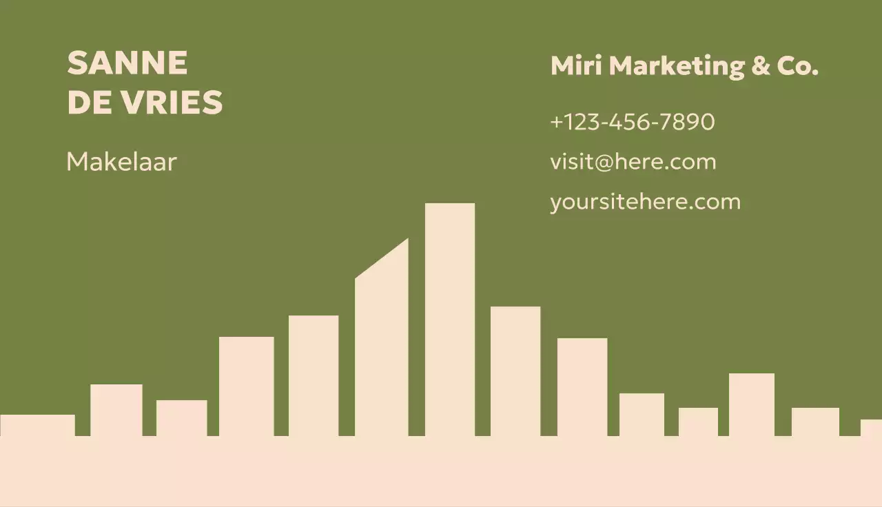 sage moderne vastgoedkaart