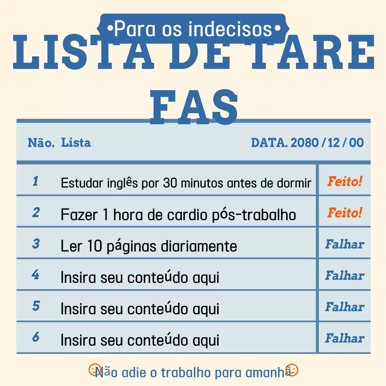 Bloco de notas de planeamento simples bege