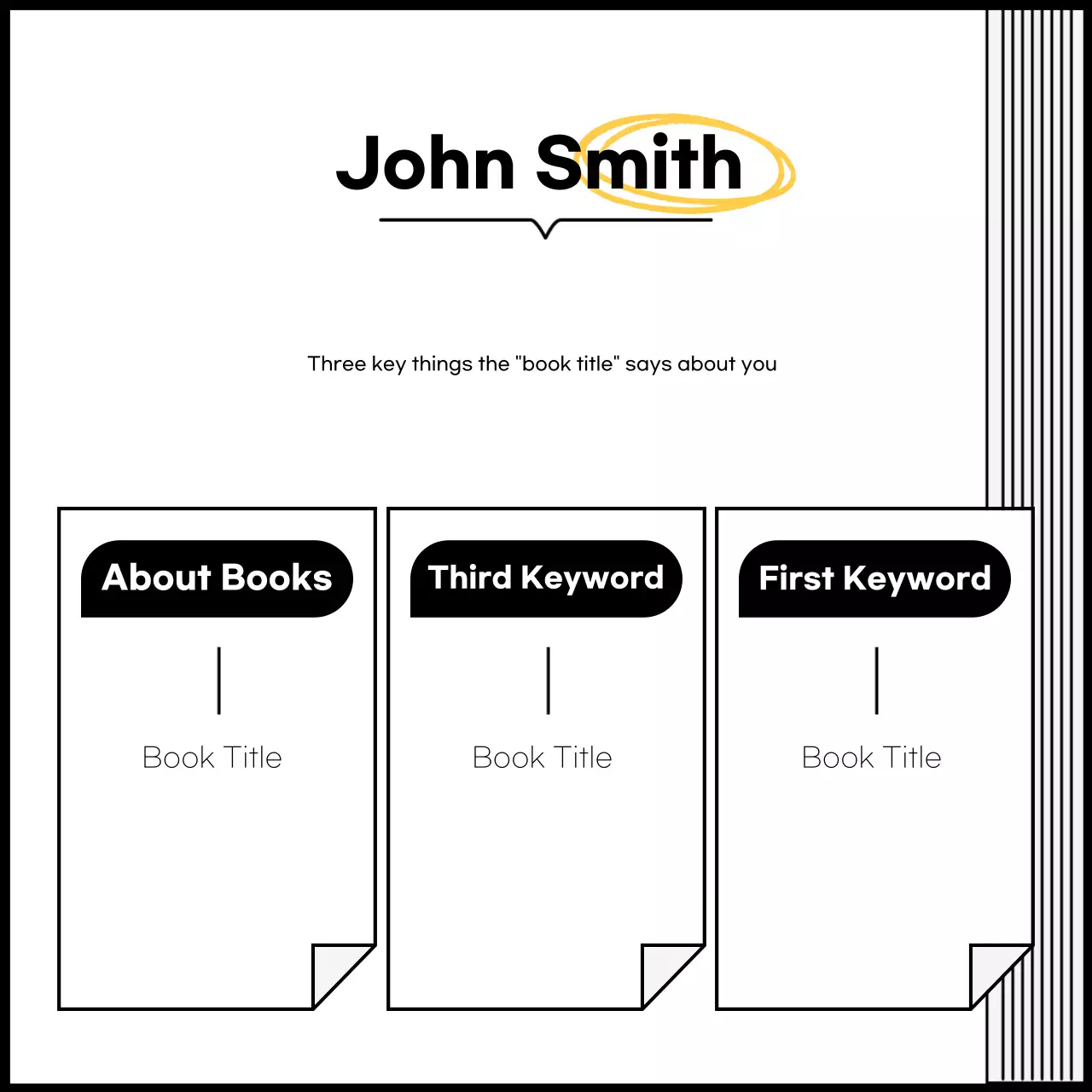 Black Modern Book Summary Guide Instagram Carousel