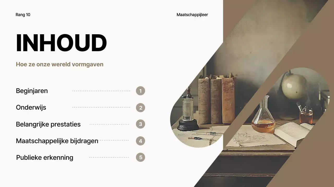 beige klassieke geschiedenis biografie lezing