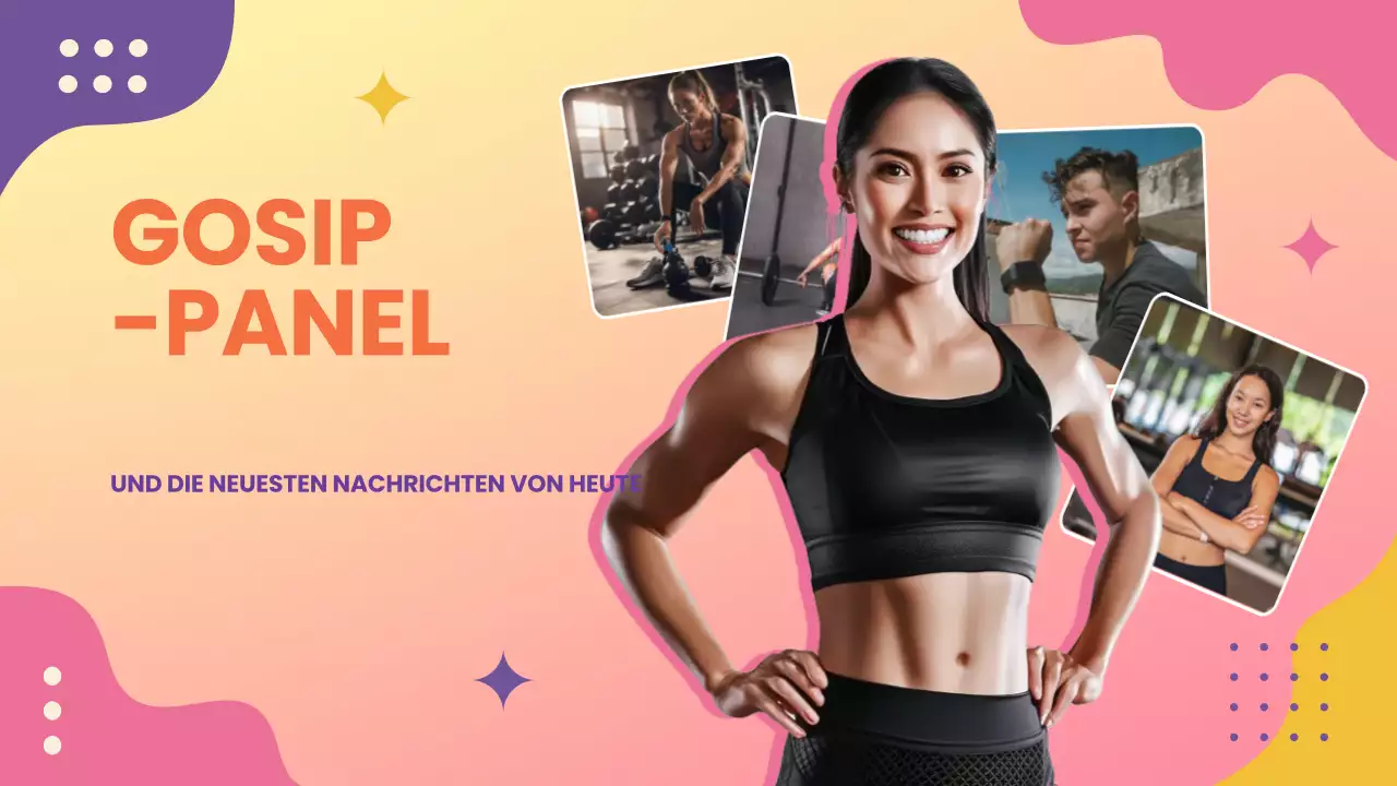 rainbow trendy fitness ankündigung youtube thumbnail