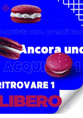 Evento promozionale moderno blu