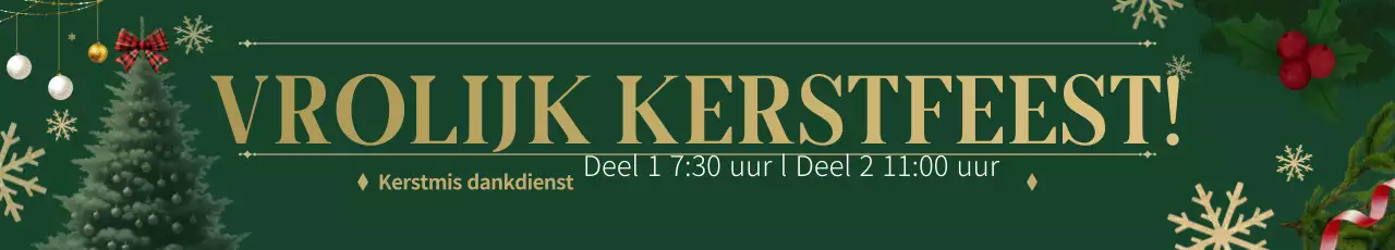 Groene klassieke kerstdienstgids