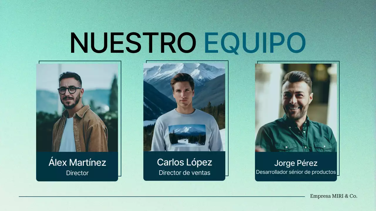 gradiente verde moderno Propuesta de proyecto