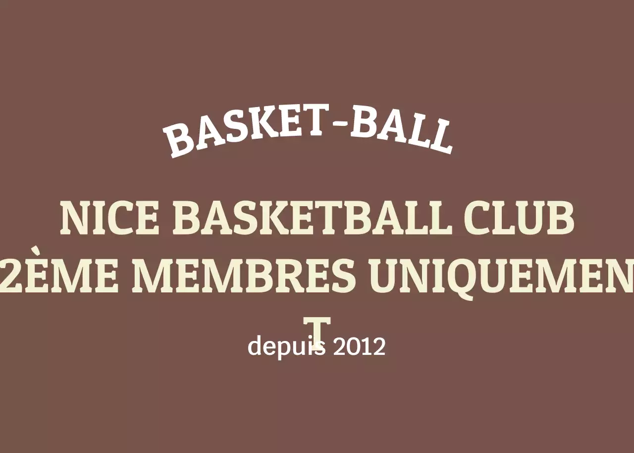 Club de basket-ball Brown Vintage