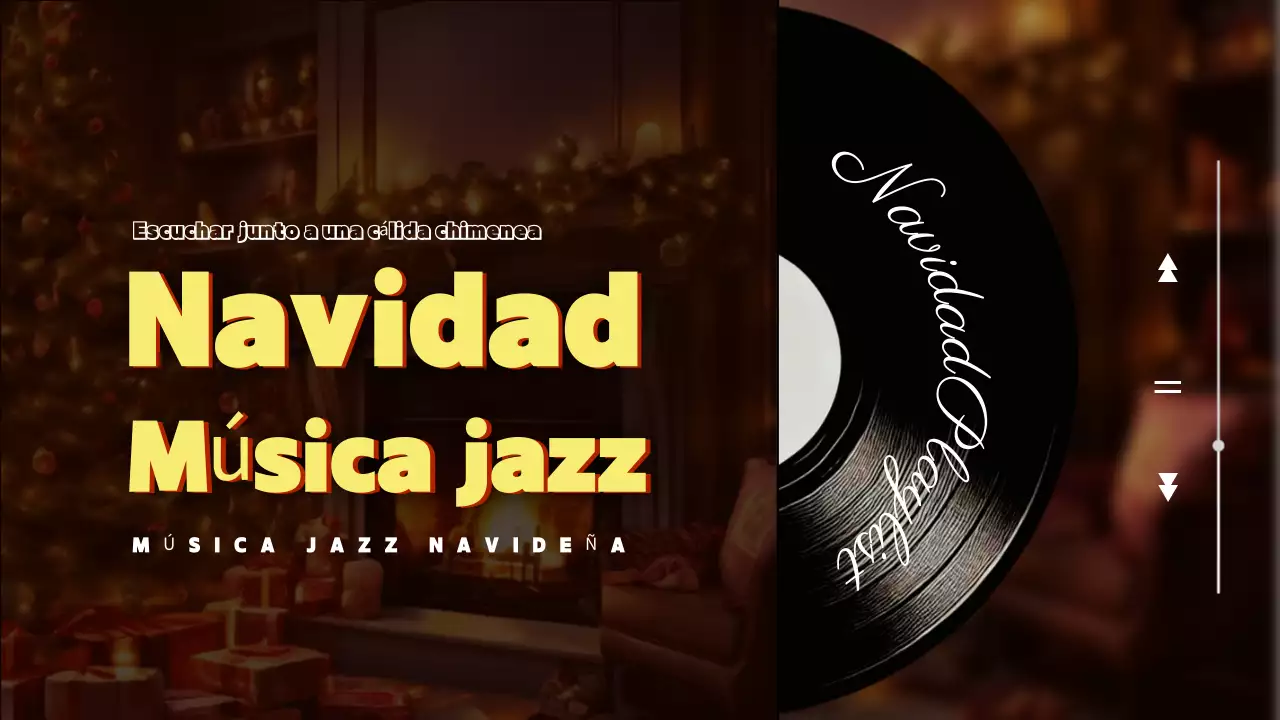 Burgundy LP Vintage Navidad Jazz Música Publicidad