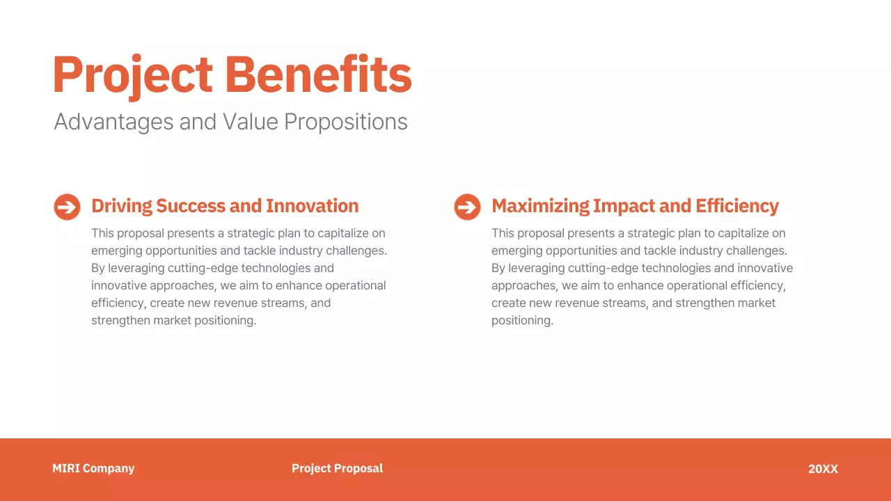 Presentasi Proyek Profesional Orange