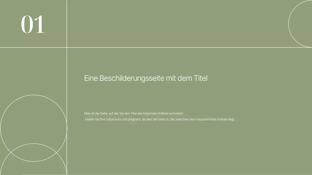 Khaki Einfache Präsentation Dokumentation