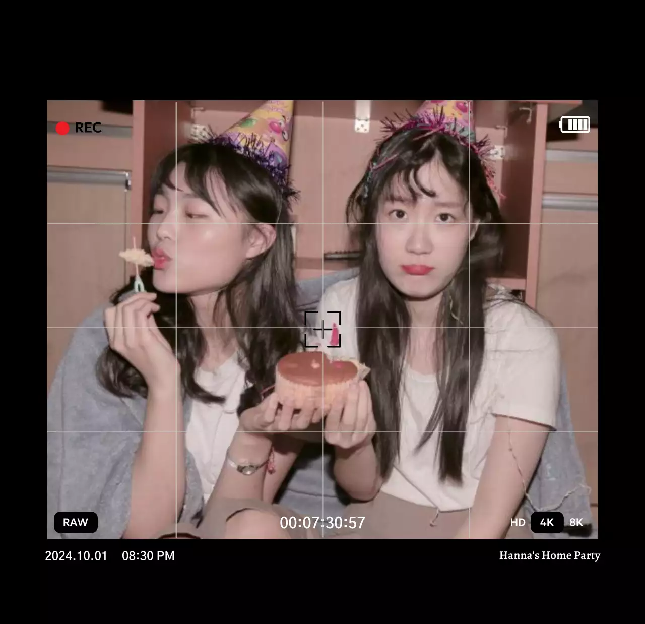 Kalender foto kenangan vintage dengan bingkai foto