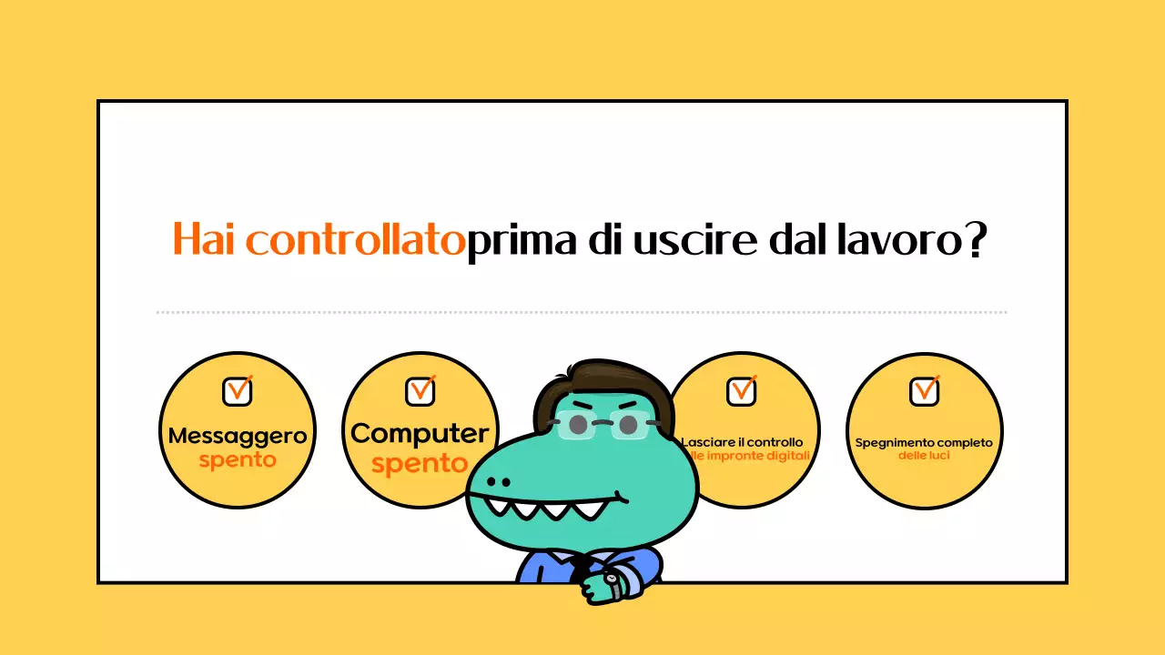 Un simpatico annuncio aziendale alla menta