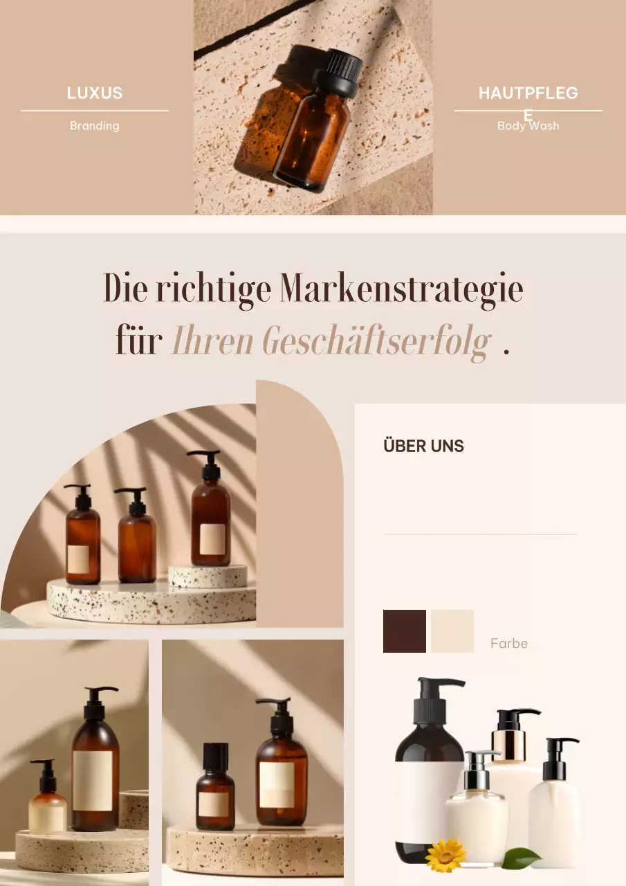Beige Modern Skincare Promotion