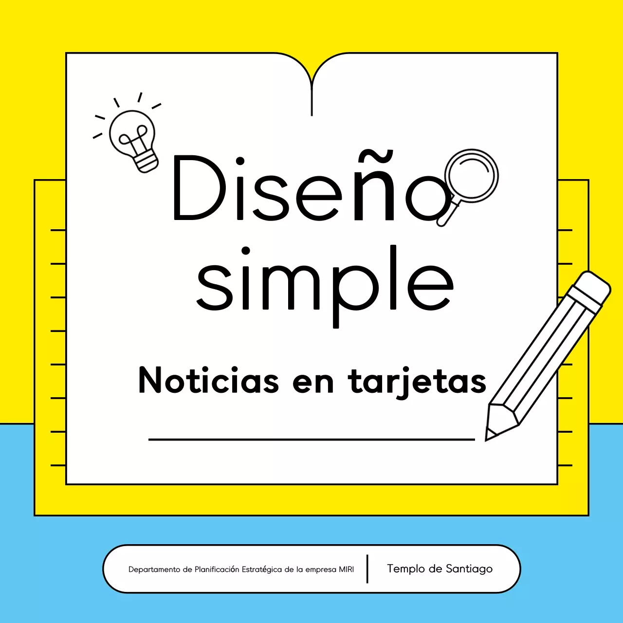 Promover Yellow Simple News