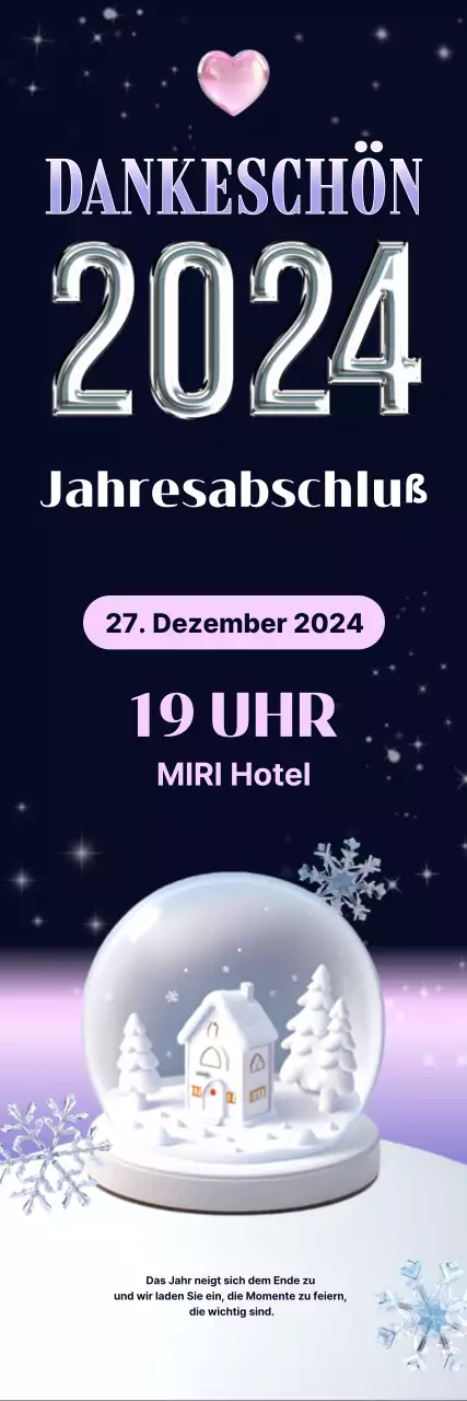 Navy Modern Holiday Event Einladung